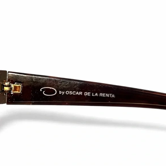 Oscar de la Renta Brown Gradient Sunglasses Mod 3013 Designer Oversized - Picture 5 of 10